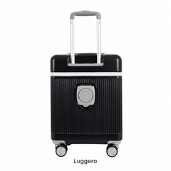 Luggero Lux Capri Polycarbonate Hard Trolley Bag — Front Laptop Pocket | 20 inch