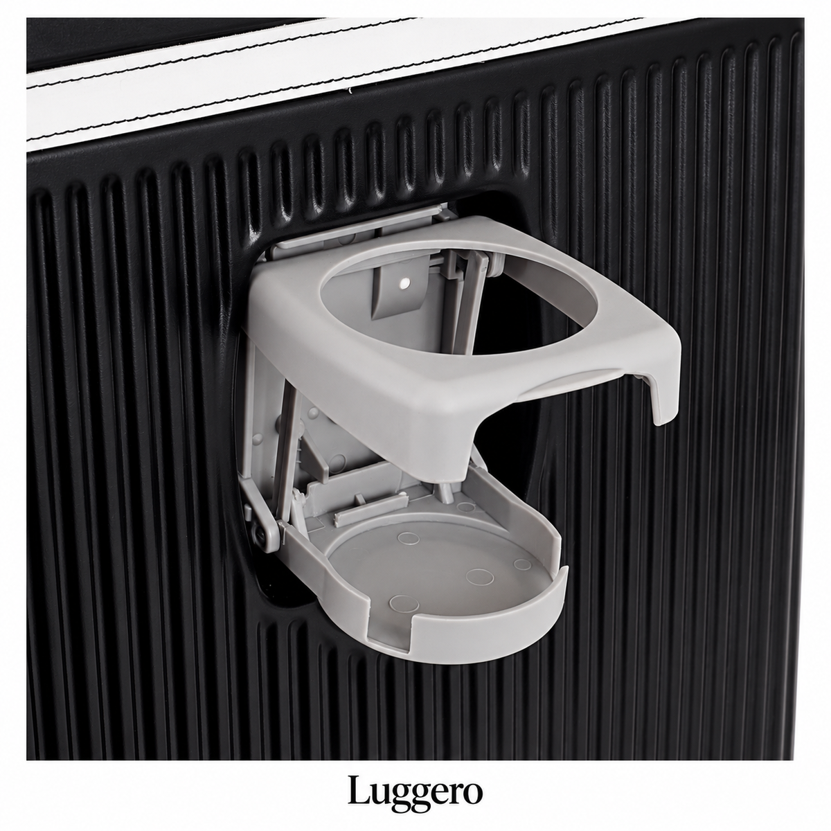 Luggero Lux Capri Polycarbonate Hard Trolley Bag — Front Laptop Pocket | 20 inch