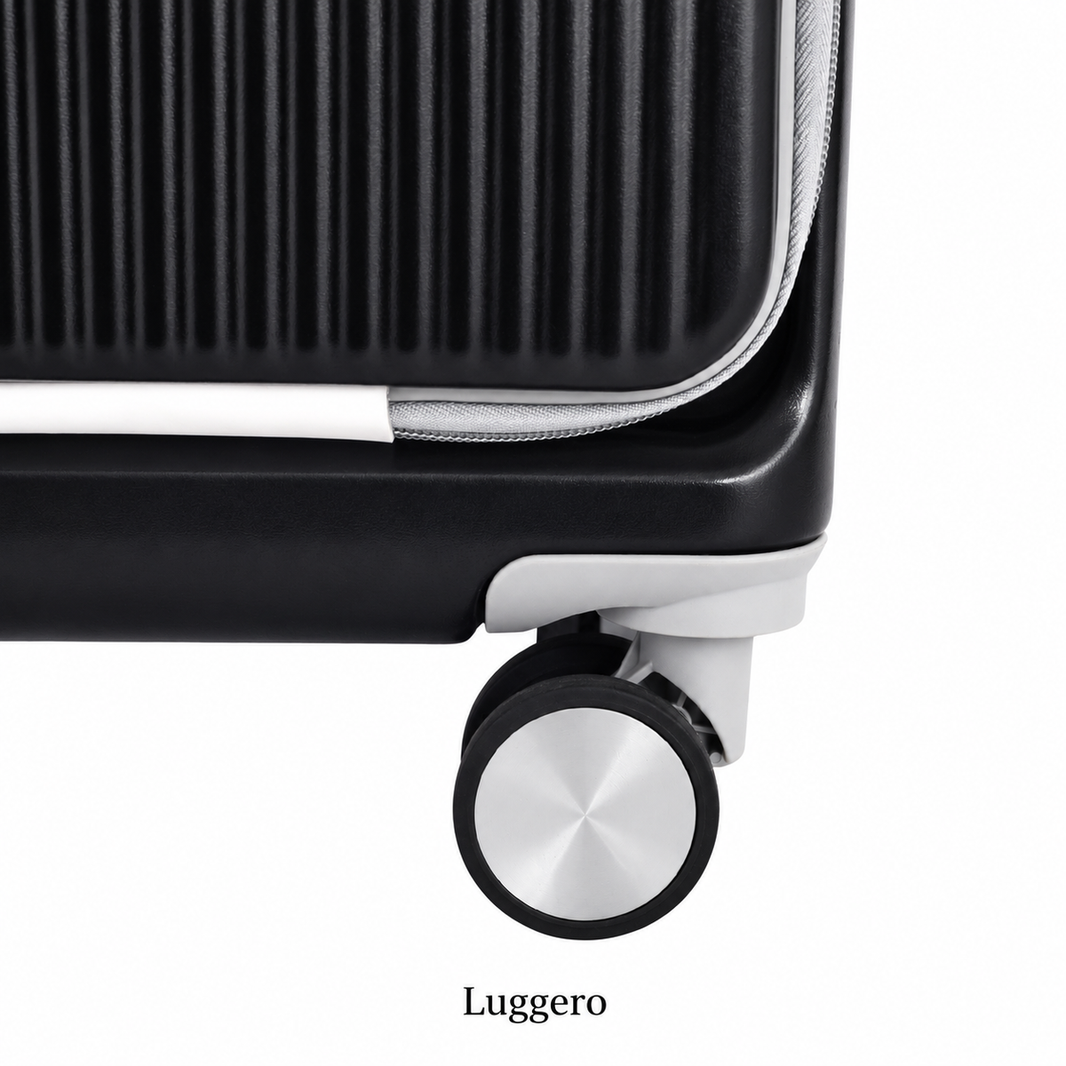 Luggero Lux Capri Polycarbonate Hard Trolley Bag — Front Laptop Pocket | 20 inch