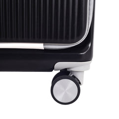Capri 8 spinner wheels and telescopic handle detail

