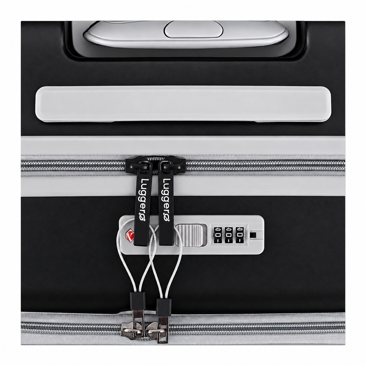 Luggero Lux Capri Polycarbonate Hard Trolley Bag — Front Laptop Pocket | 20 inch