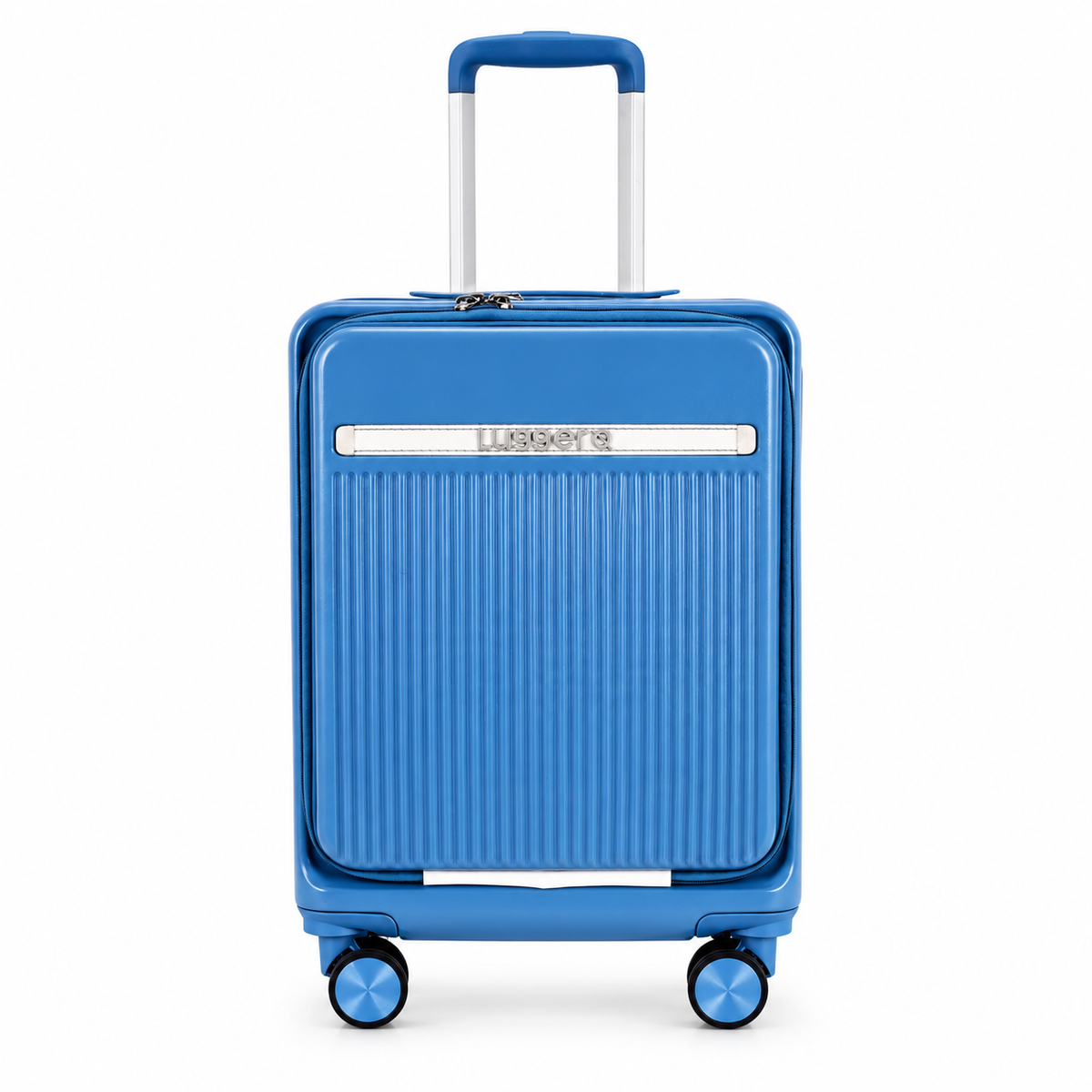 Luggero Lux Capri Polycarbonate Hard Trolley Bag — Front Laptop Pocket | 20 inch