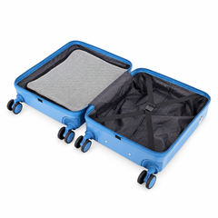 Luggero Lux Capri Polycarbonate Hard Trolley Bag — Front Laptop Pocket | 20 inch
