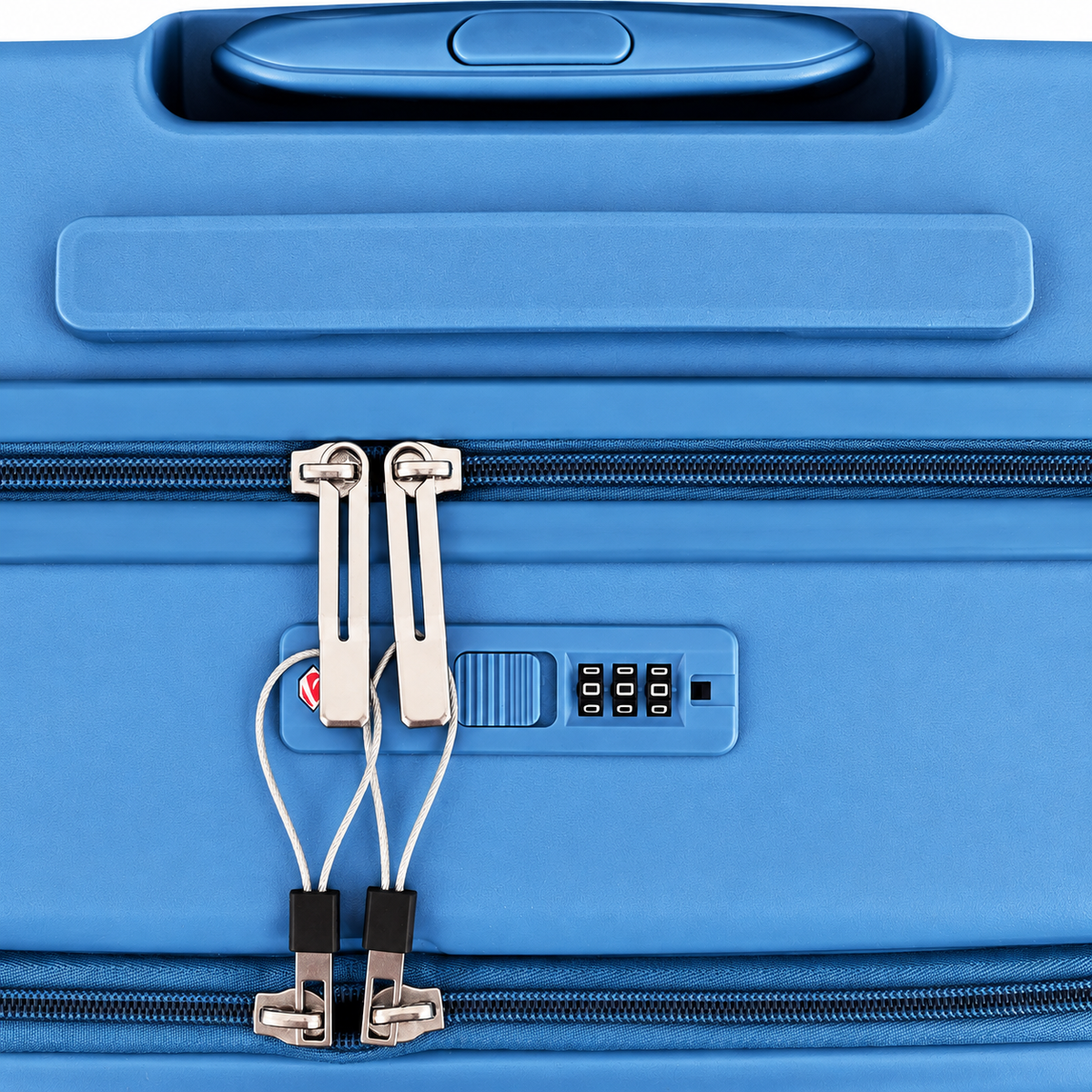 Luggero Lux Capri Polycarbonate Hard Trolley Bag — Front Laptop Pocket | 20 inch