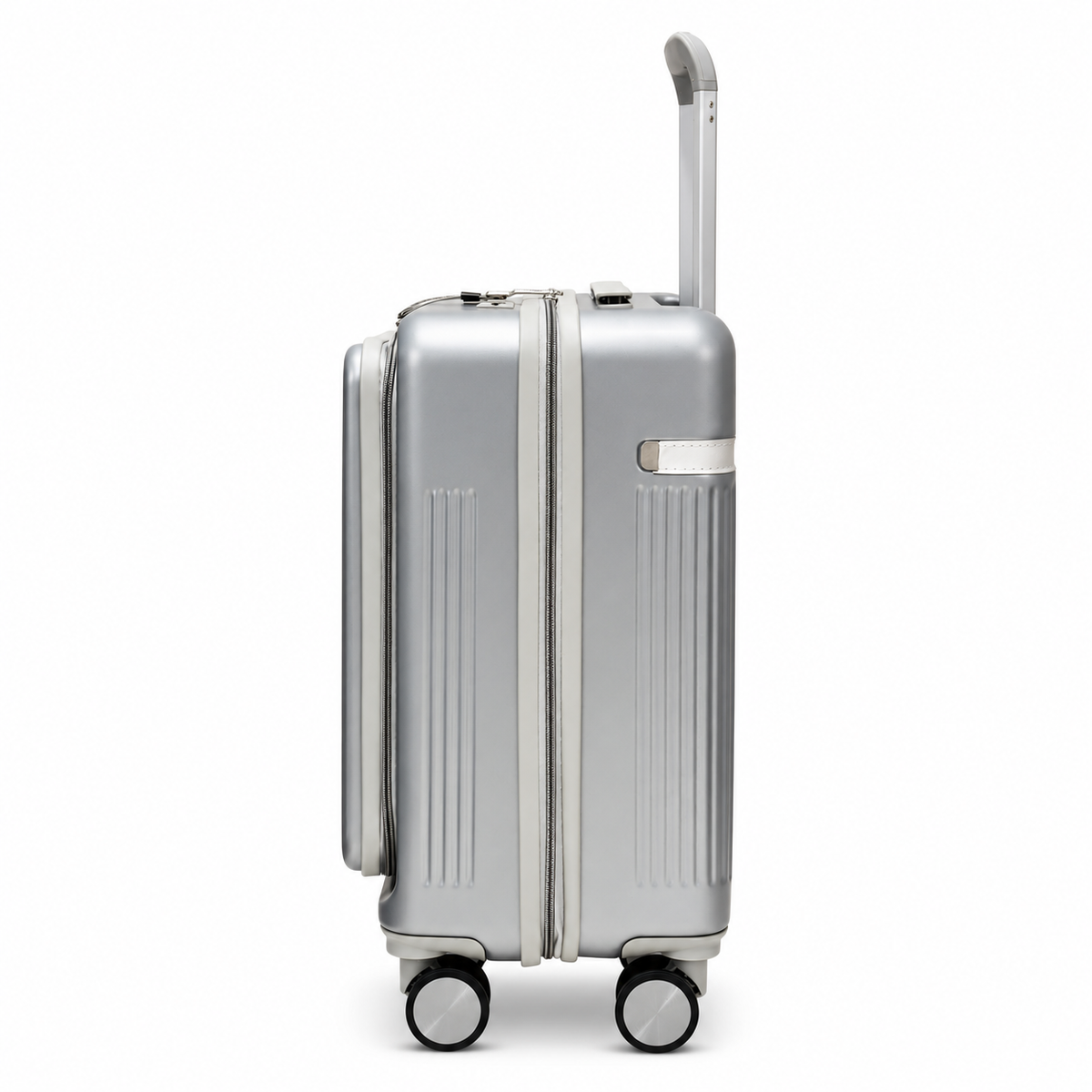 Luggero Lux Capri Polycarbonate Hard Trolley Bag — Front Laptop Pocket | 20 inch
