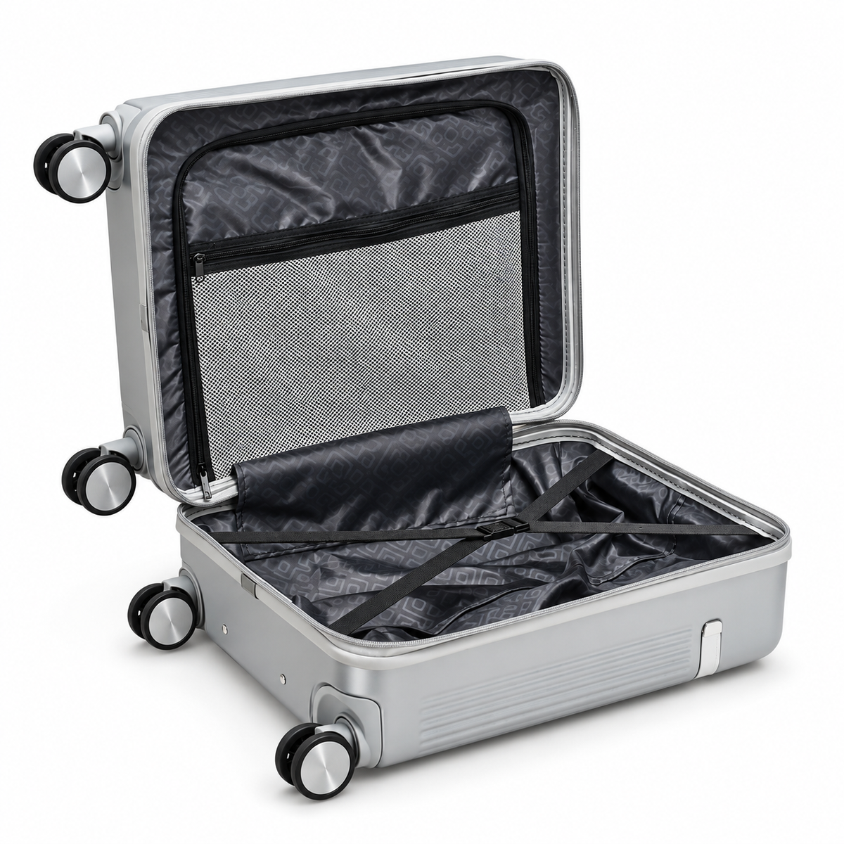 Luggero Lux Capri Polycarbonate Hard Trolley Bag — Front Laptop Pocket | 20 inch