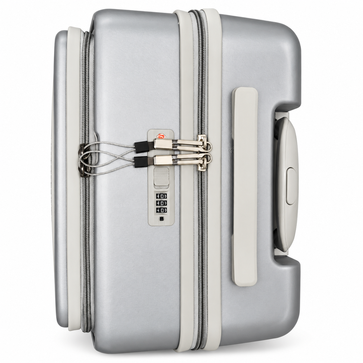 Luggero Lux Capri Polycarbonate Hard Trolley Bag — Front Laptop Pocket | 20 inch