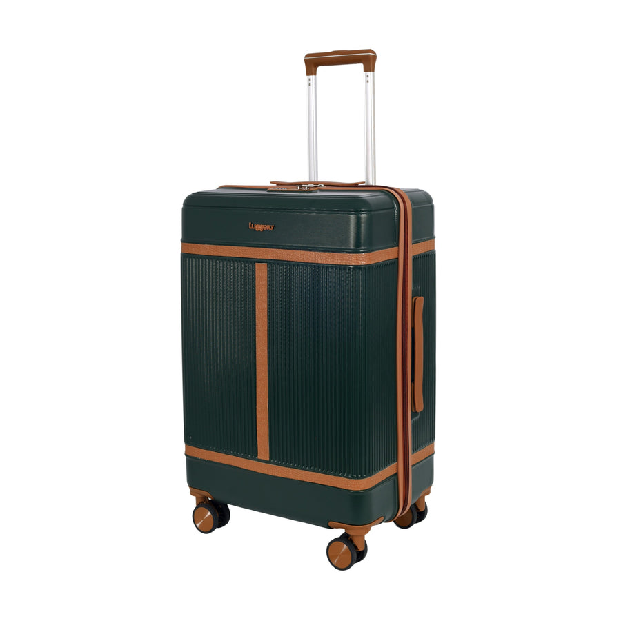 Mykonos Polycarbonate Hard Luggage — Green