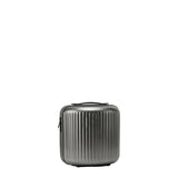 Luggero Lux Kyoto Dark Grey 12 inch vanity case, studio photograph