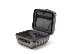Kyoto vanity interior, fully lined with compression straps
