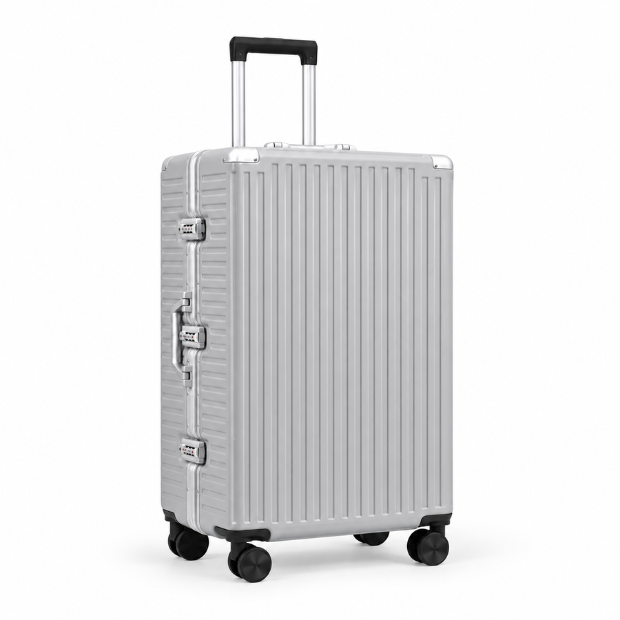 Monaco Polycarbonate Hard Luggage — Grey