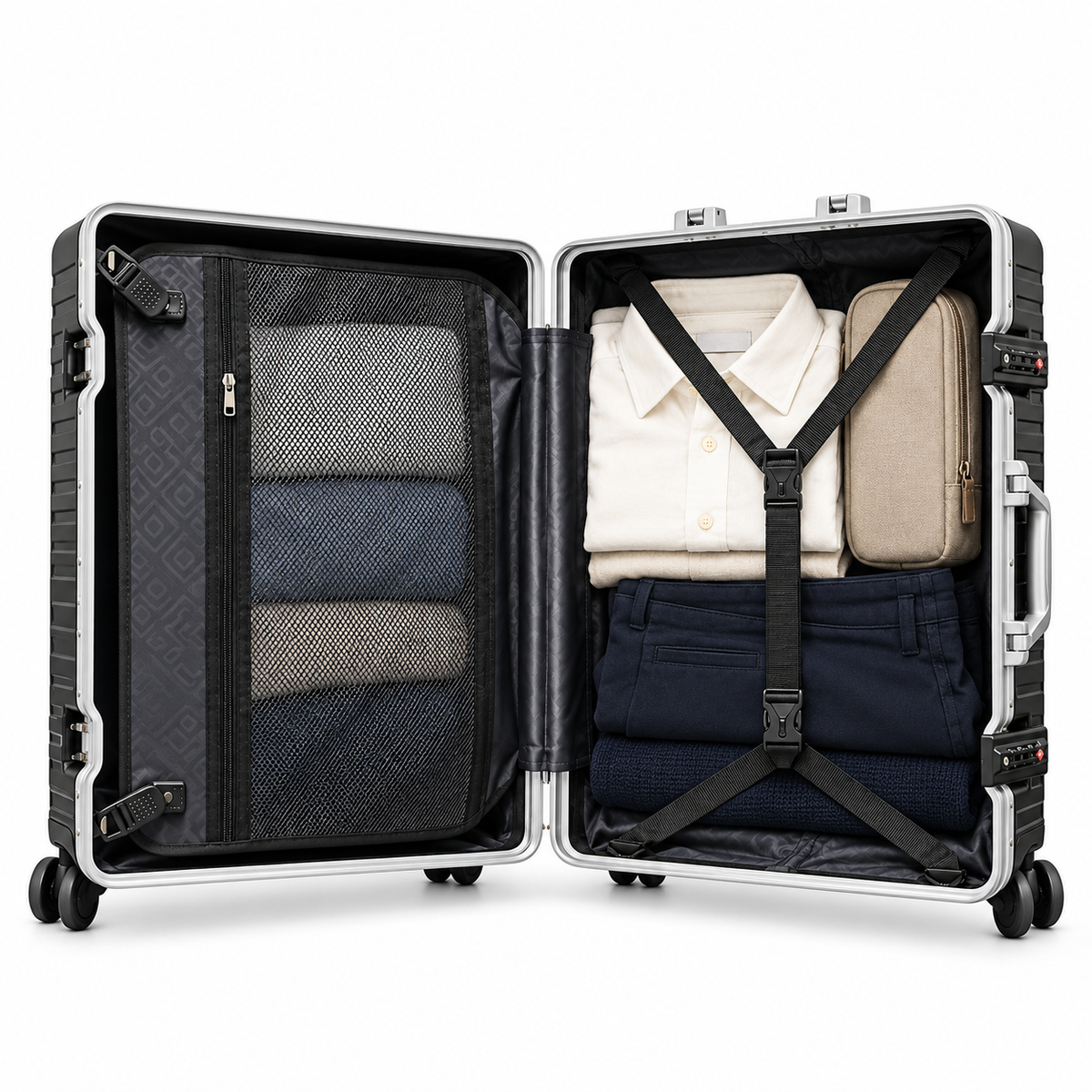 Monaco Hard-Shell Trolley Bag