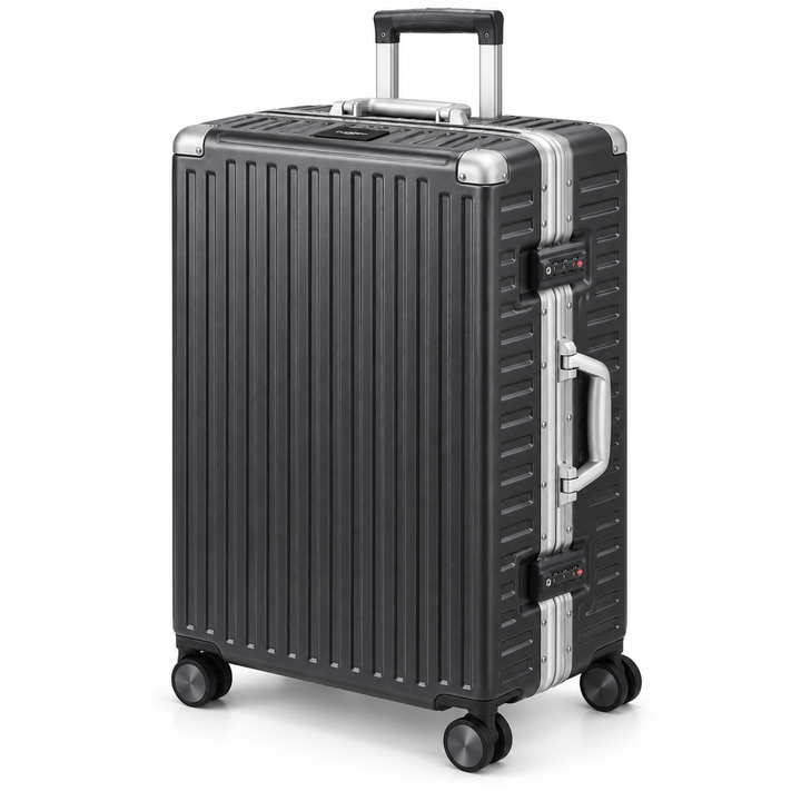 Monaco Hard-Shell Trolley Bag · Medium 24" / Dark Grey