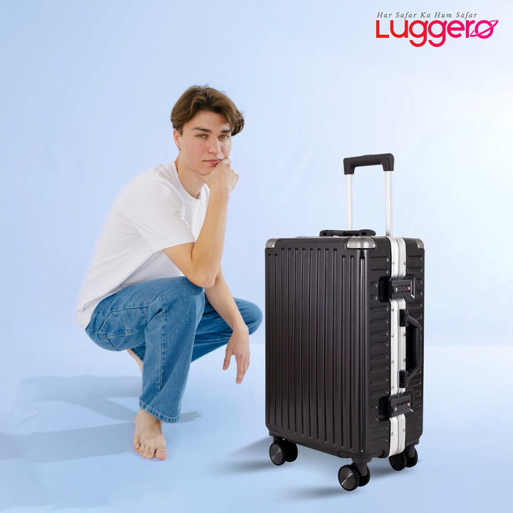 MONACO GREY Light Weight & Durable Polycarbonate Hard Luggage