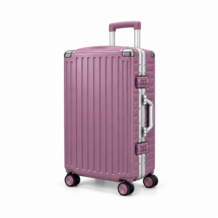 Monaco Hard-Shell Trolley Bag · Large 28" / Pink