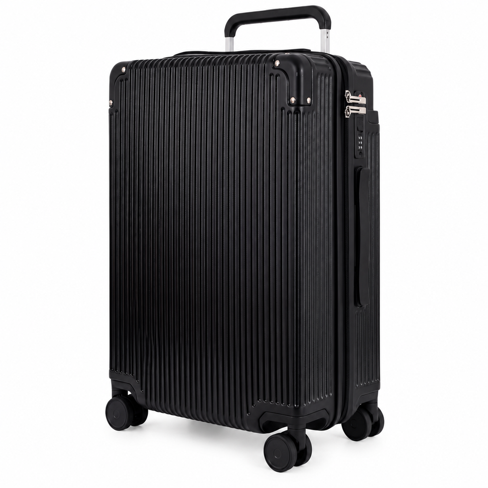 Tuscany Hard-Shell Trolley Bag in Black