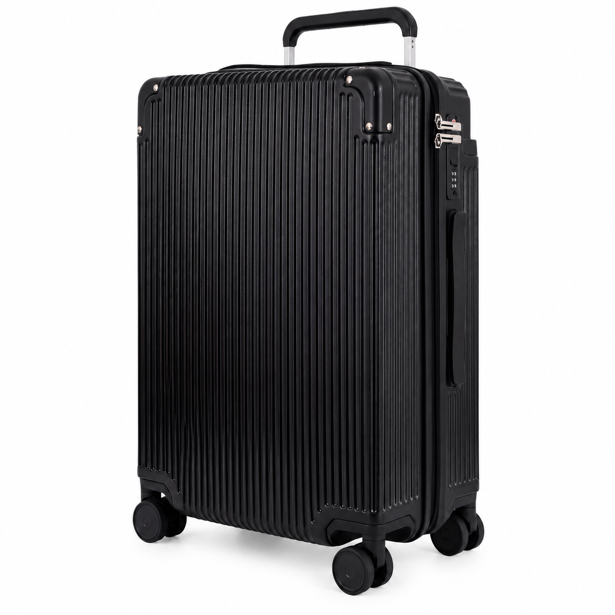 Tuscany Hard-Shell Trolley Bag in Black
