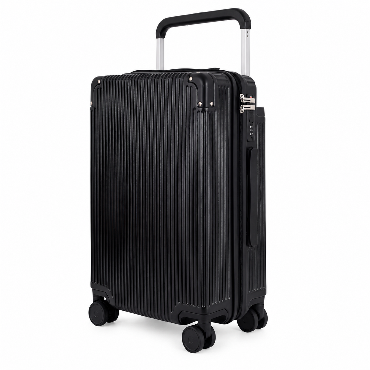 Tuscany Hard-Shell Trolley Bag in Black
