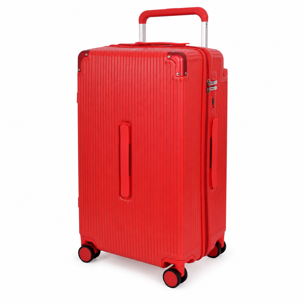 Tuscany Hard-Shell Trolley Bag in Red