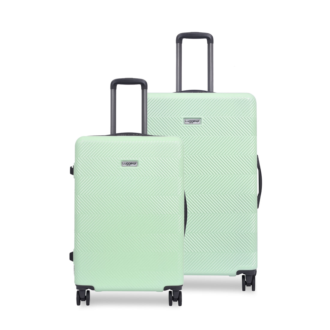 Luggero Astro Solid Light weight Luggage HSP- Green-L+M