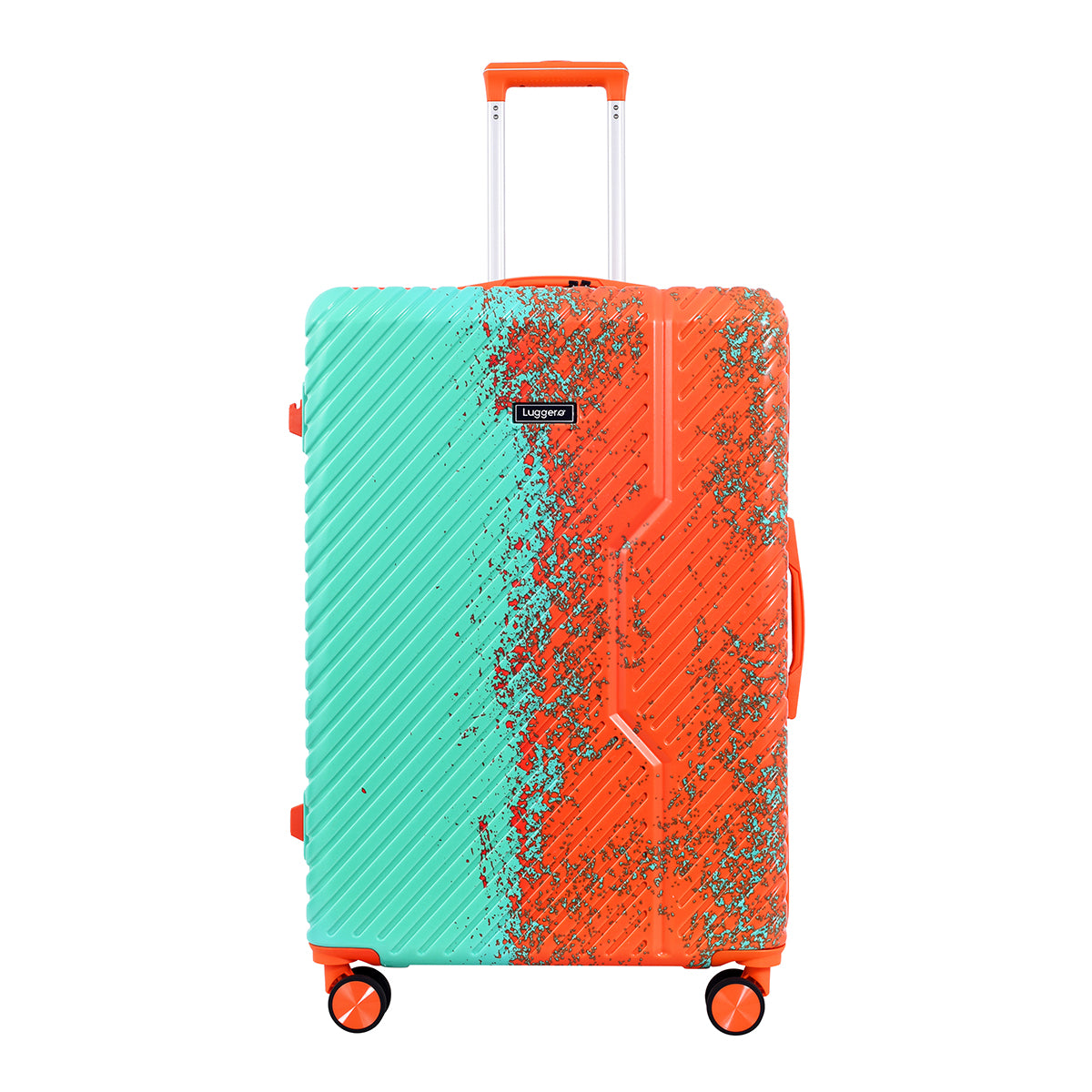 Tropical Orange Hard Trolley Bag