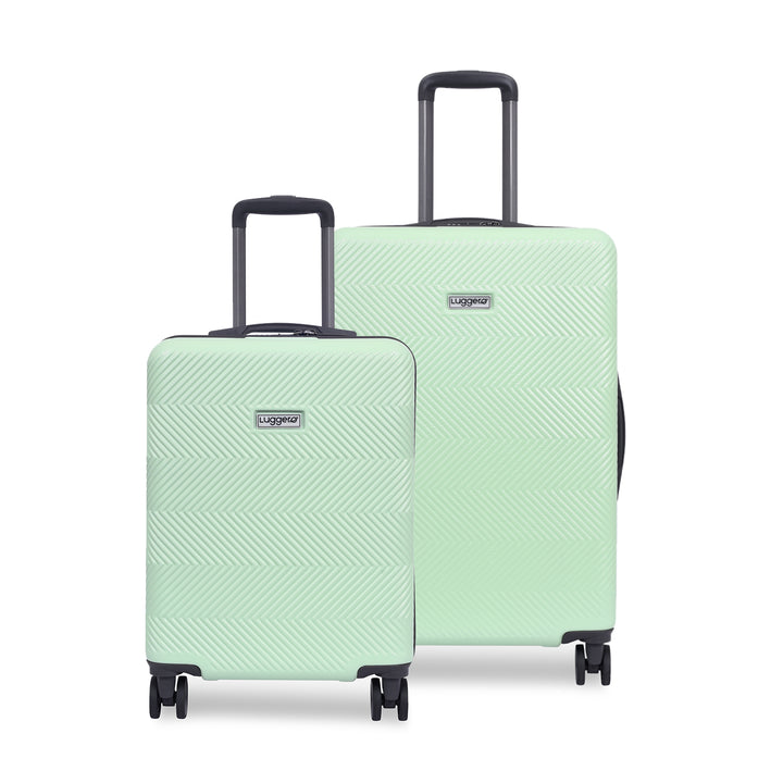 Luggero Astro Solid Light weight Luggage HSP- Green-M+S