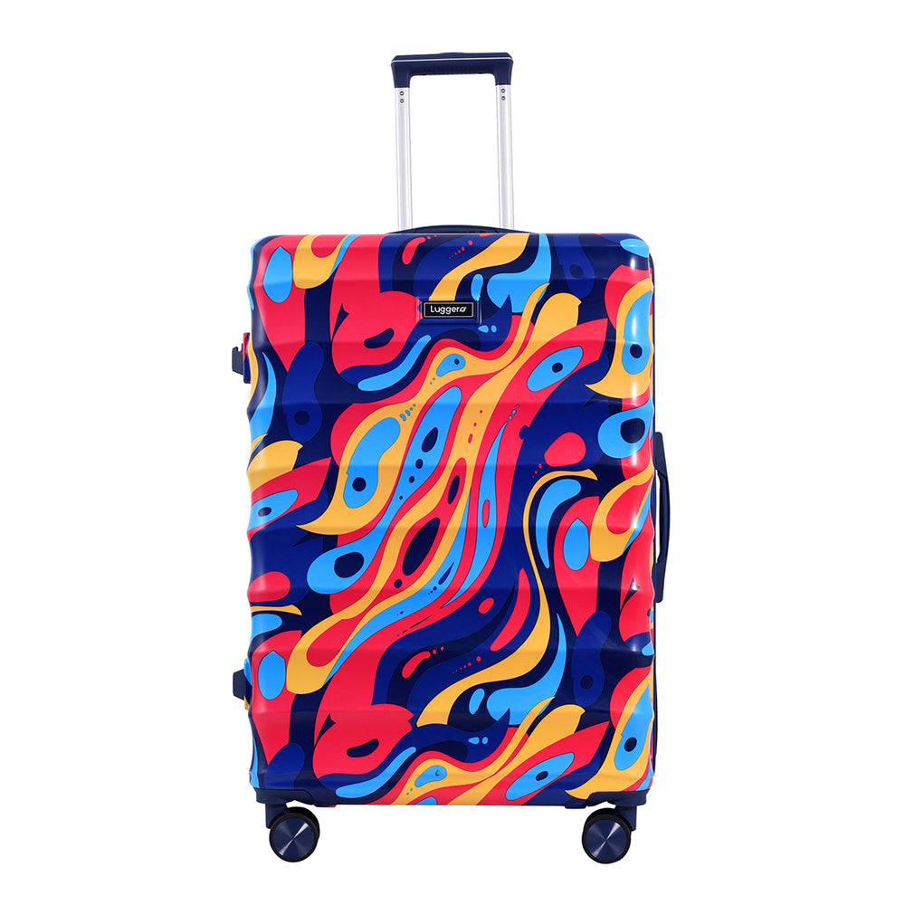 Neo Blue Hard-Shell Trolley Bag, medium size
