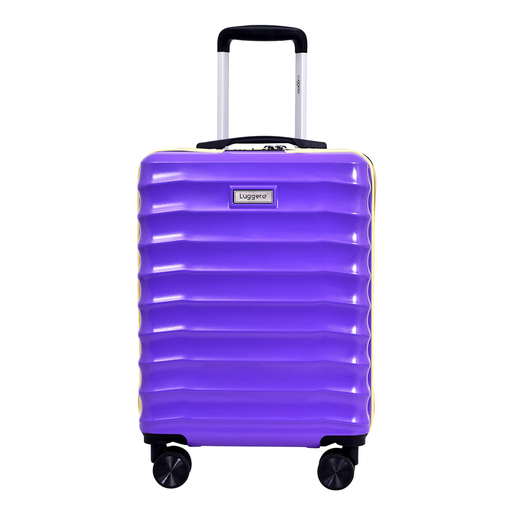 Bonvoyage Purple Hard-Shell Trolley Bag, cabin size