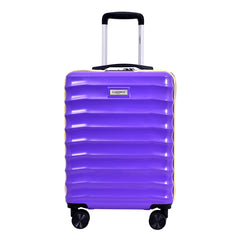 Bonvoyage Purple Hard-Shell Trolley Bag, cabin size