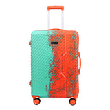 Tropical Orange Hard Trolley Bag