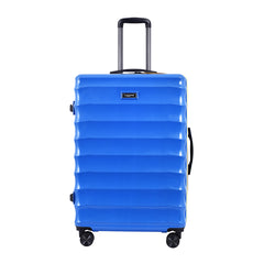Bonvoyage Blue Hard-Shell Trolley Bag, medium size