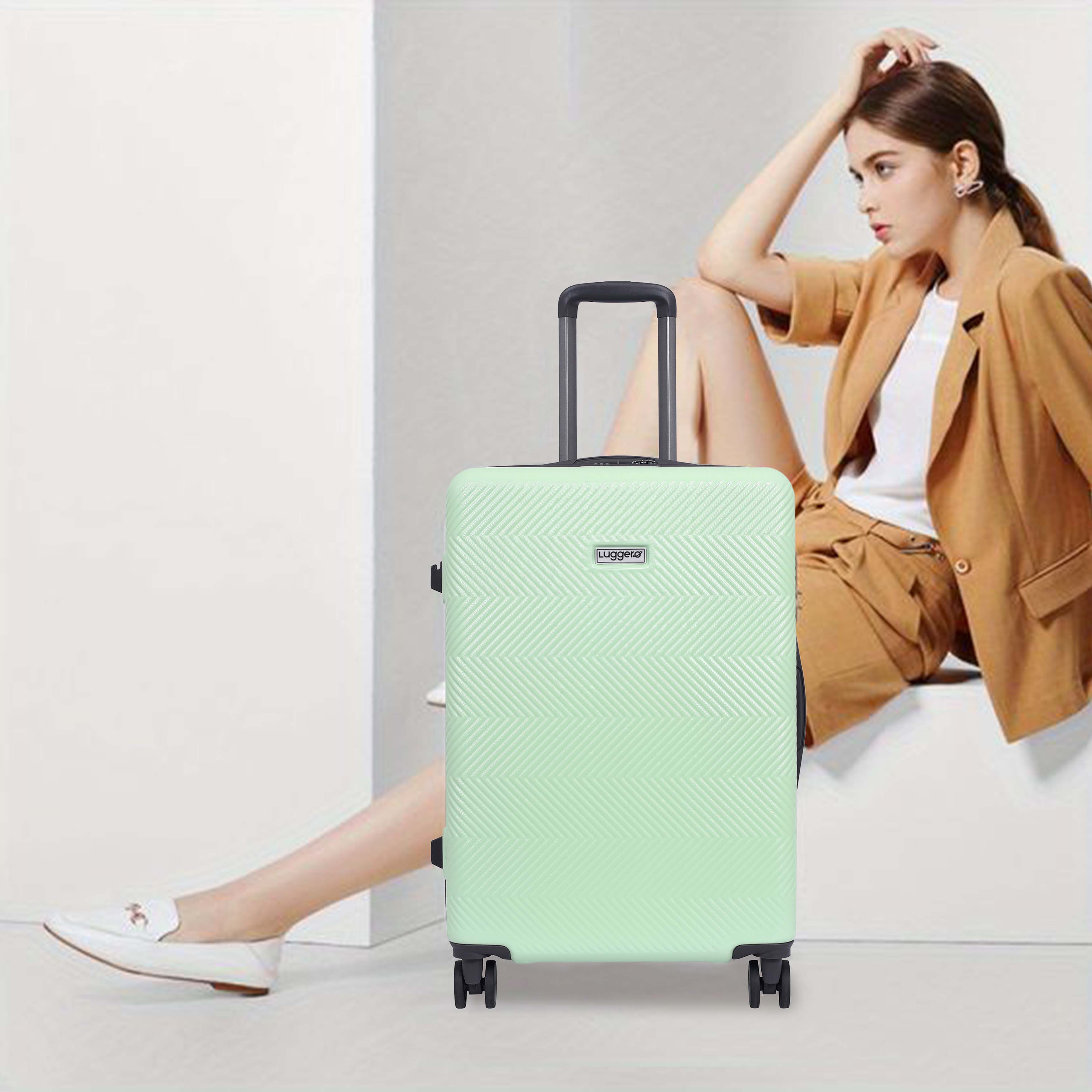 ASTRO HSP GREEN Light Weight & Durable Polycarbonate Hard Luggage