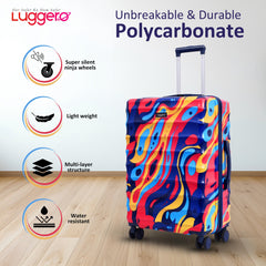 NEO BLUE Light Weight & Durable Polycarbonate Hard Luggage