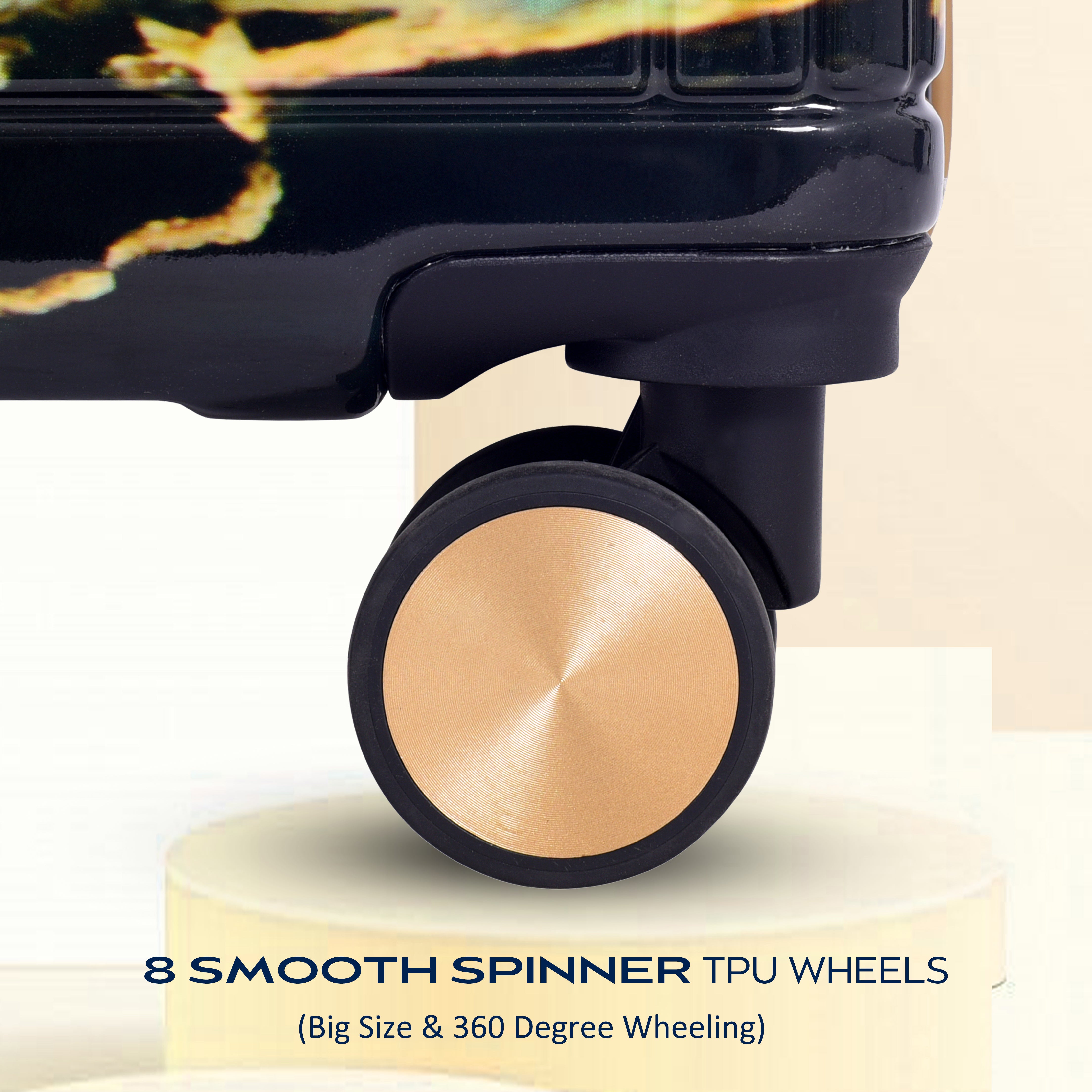 PRISM GOLD Light Weight & Durable Polycarbonate Hard Luggage