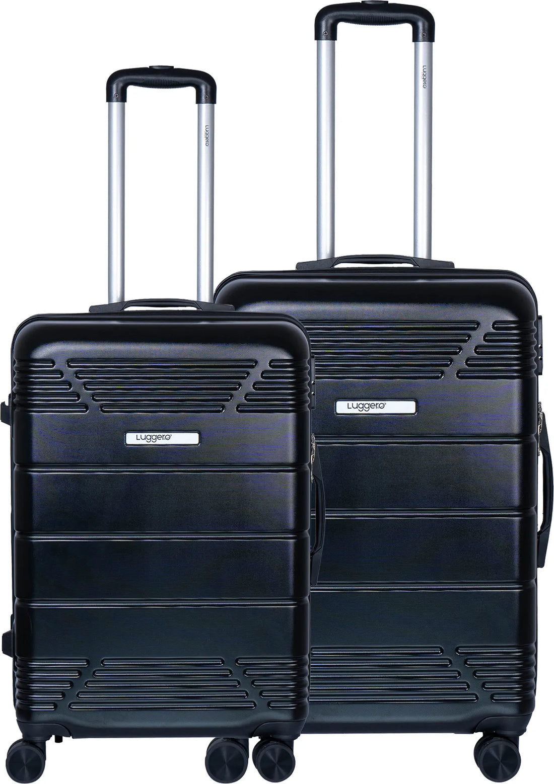 Luggero Star Solid Light weight Luggage Black