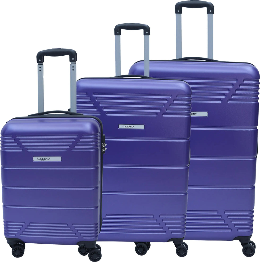 Luggero Star Solid Light weight Luggage Purple