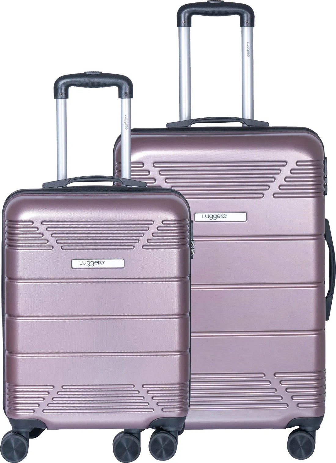 Luggero Star Solid Light weight Luggage Rose Gold