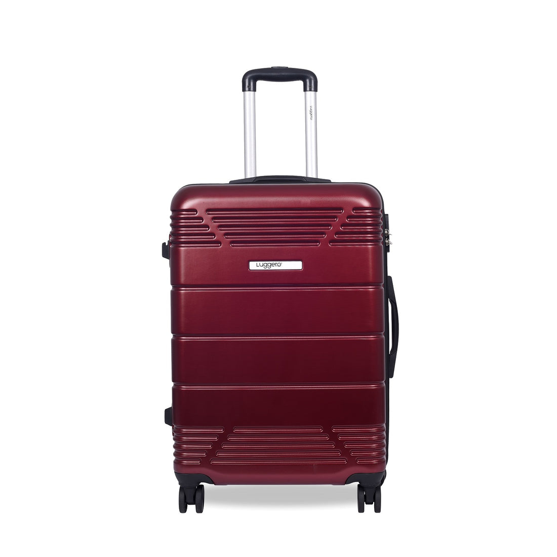 Luggero Star Solid Light weight Luggage Deep Red