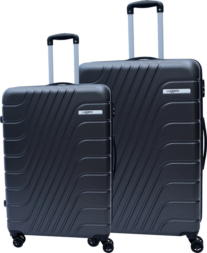 Luggero Eternal Solid Light weight Luggage Dark Grey