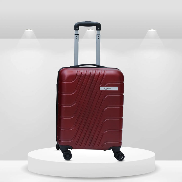 Luggero Eternal Solid Light weight Luggage Chilli Red