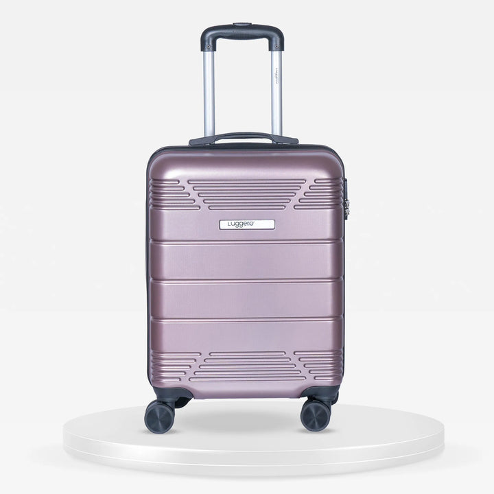 Luggero Star Solid Light weight Luggage Rose Gold