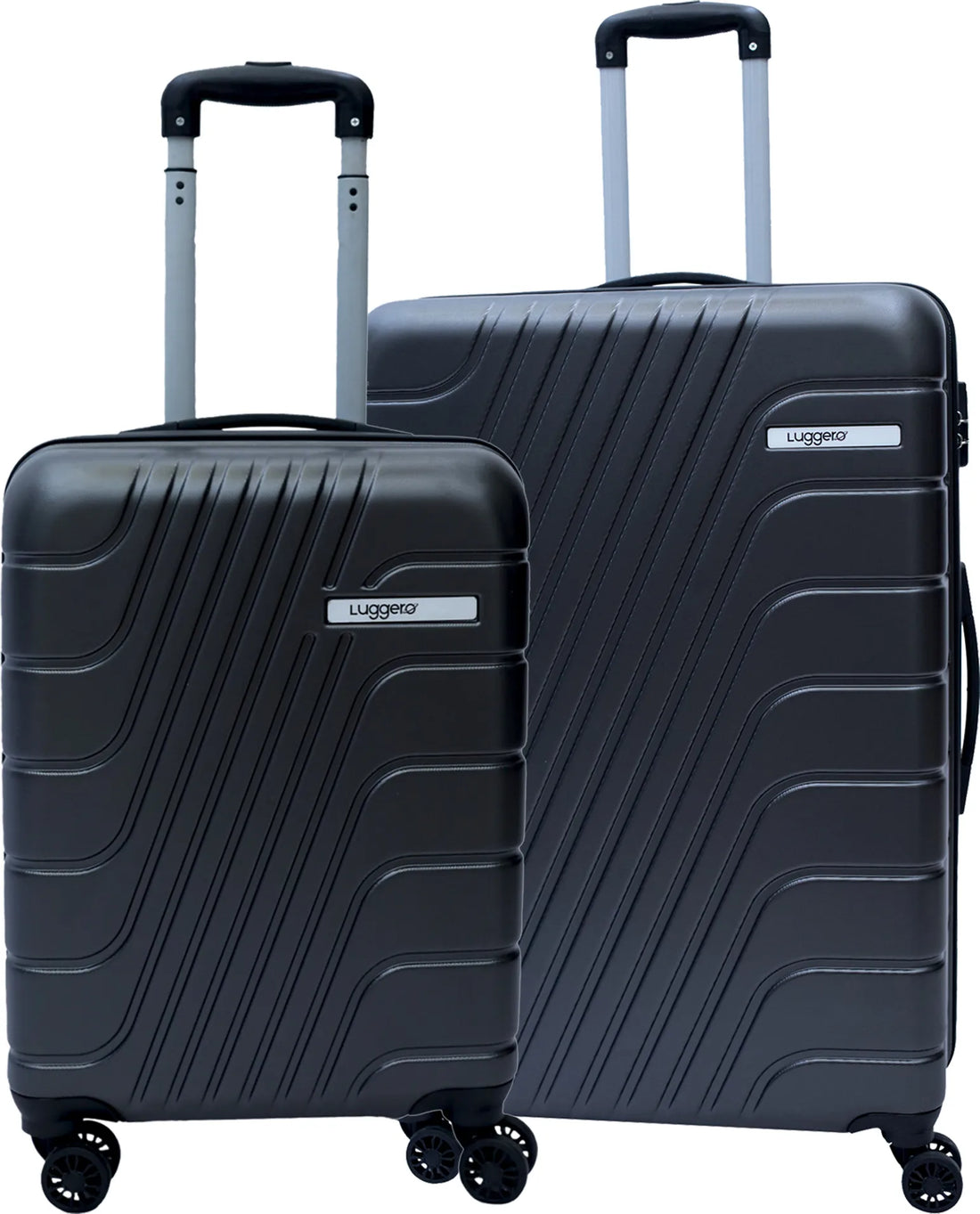 Luggero Eternal Solid Light weight Luggage Dark Grey