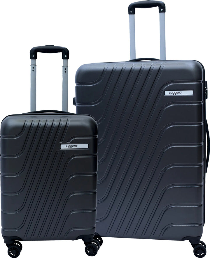 Luggero Eternal Solid Light weight Luggage Dark Grey