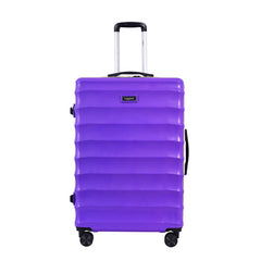 Bonvoyage Purple Hard-Shell Trolley Bag, medium size