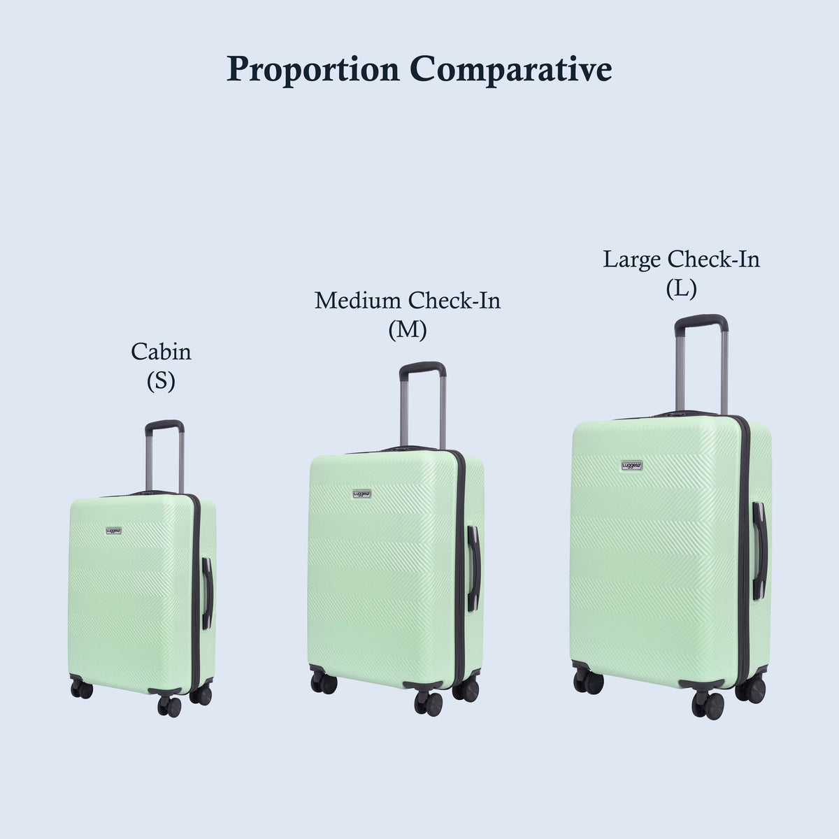 Astro HSP Green Hard-Shell Trolley Bag