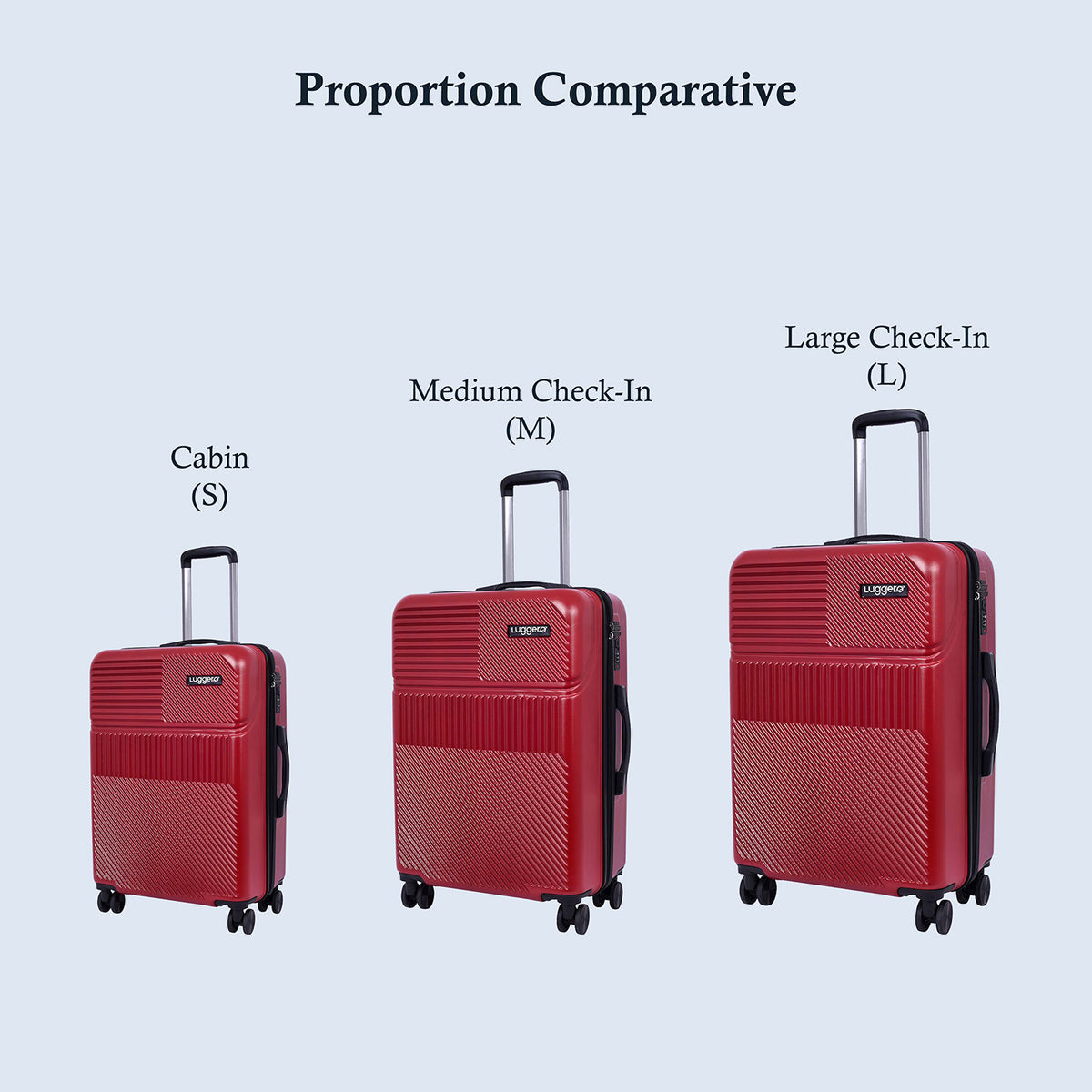 Amiggo Chilli Red Cabin, Medium & Large Set