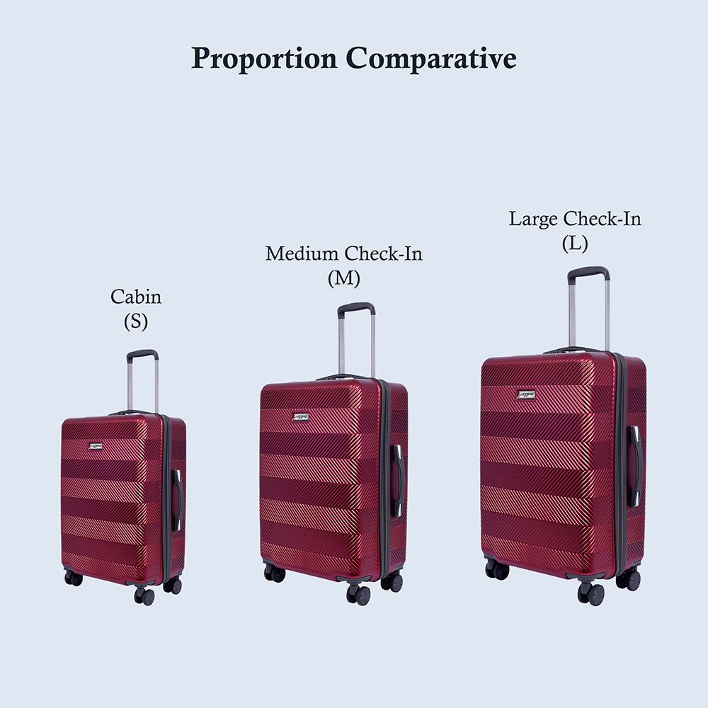 Astro Dark Red Hard-Shell Trolley Bag