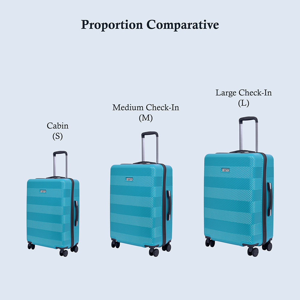 Astro Solid Light weight Luggage S- Green