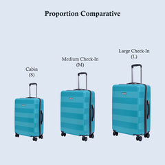 Astro Solid Light weight Luggage S- Green