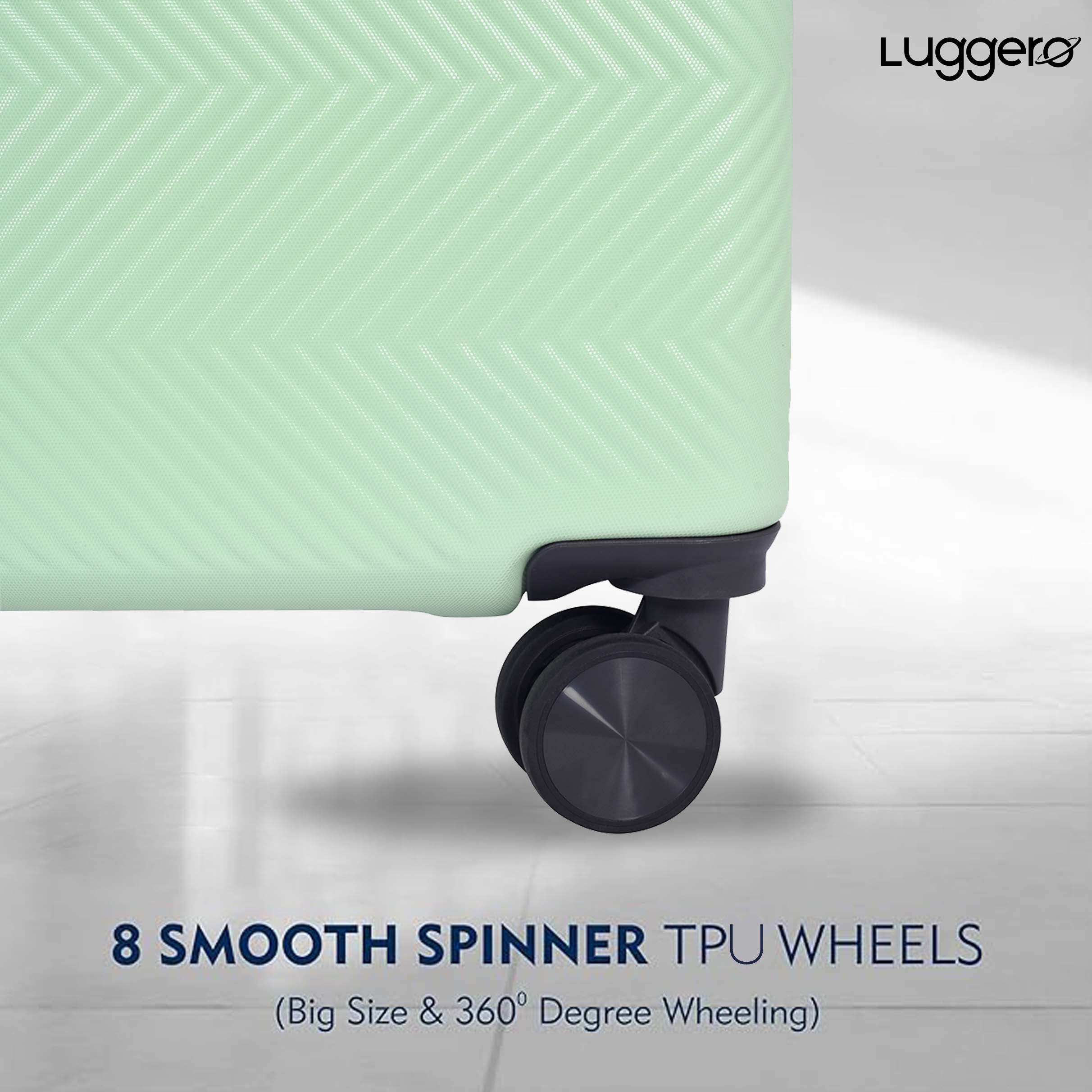 ASTRO HSP GREEN Light Weight & Durable Polycarbonate Hard Luggage